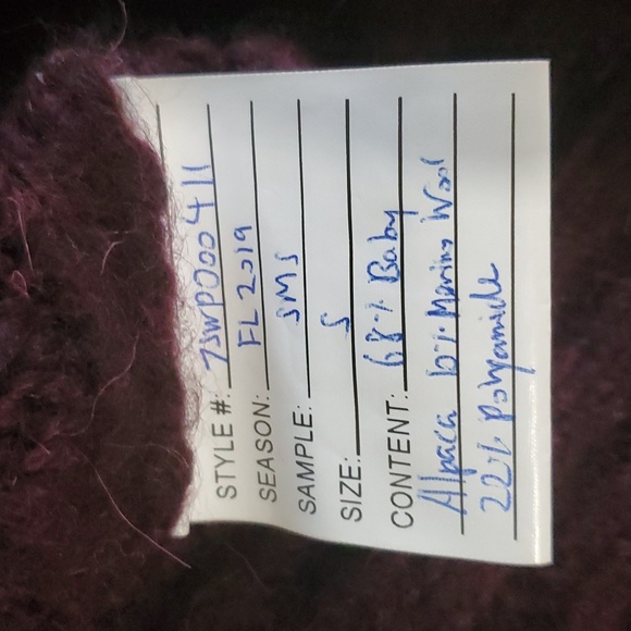 ALC alpaca blend crewneck Cable Knit pullover sweater size s - Picture 12 of 14